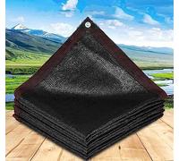 Tenda parasole per giardino a vela parasole per pergola, traspirante, rete ombreggiante per esterni, per giardino/balcone/cortile, dimensioni personalizzabili, nero-3 x 7 m