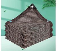 Tenda parasole per giardino, piccole tende da sole per piante, traspirante, resistente agli strappi, bordo rinforzato, resistente agli strappi, per giardino, serra, patio, rete per la privacy, marrone