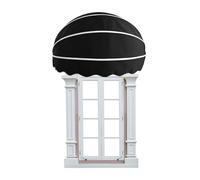 Tenda parasole pieghevole in tela per protezione dalla pioggia all'aperto in giardino, portico e bar