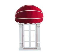 Tenda parasole pieghevole in tela per protezione dalla pioggia all'aperto in giardino, portico e bar