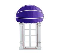 Tenda parasole pieghevole in tela per protezione dalla pioggia all'aperto in giardino, portico e bar