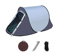 Tenda parasole pop-up per 1-2 persone, impermeabile, installazione automatica, per esterni, facile da trasportare, leggera, per campeggio, cortile, 85,83 x 4 cm