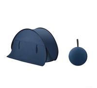 Tenda parasole portatile da spiaggia con struttura in poliestere impermeabile e acciaio, progettata per un'efficace protezione dai raggi UV e resistenza al vento durante l'esterno (tenda con porta B)