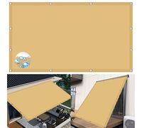 Tenda parasole quadrata 1,4 x 3,8 m, resistente agli strappi, con corde di fissaggio, per esterni, giardino, patio, piscina, protezione UV Bei