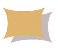 Tenda parasole quadrata, 3,6 x 3,6 m, impermeabile, protezione dai raggi UV per balcone, giardino, patio, trampolino, pergola, camper, ideale per la privacy all'aperto e protezione solare