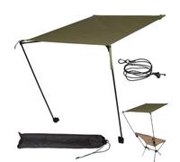 Tenda parasole regolabile con morsetto sulla sedia | Tenda da sole leggera e impermeabile, per spiaggia, avventure, campeggio, pesca