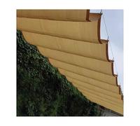 Tenda parasole regolabile ondulata flessibile per esterni, protezione UV per patio, giardini, prati e terrazze, facile da installare, perfetta per il relax all'aperto