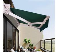Tenda parasole regolabile retrattile per patio, impermeabile, perfetta per ponti e piscine (4 x 1,4 m), protezione UV, design di facile installazione
