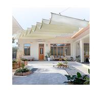 Tenda parasole regolabile retrattile, versatile e scorrevole, per il controllo del sole, perfetta tenda per pergola per terrazze, terrazze e spazi esterni