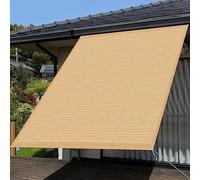 Tenda parasole resistente, 1,8 x 9 m, in HDPE, con protezione UV al 95%, perfetta per giardino, patio, prato, parasole beige per una migliore vita all'aperto