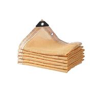 Tenda parasole resistente ai raggi UV per esterni, resistente al calore, in HDPE, per pergola, giardino, patio, piscina, beige, 5 x 8 m