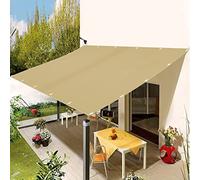 Tenda parasole retrattile 3 x 7 m, traspirante, impermeabile, per esterni, con occhielli, per giardino, balcone, terrazza, protezione UV per il piacere del patio