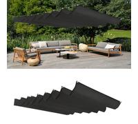 Tenda Parasole Retrattile 85 x 170 cm Protezione Dai Raggi Uv, Resistente, Impermeabile, con Occhielli e Corda Telo Parasole con Occhiellato per Verande Balcone Traliccio, Nero