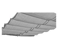 Tenda Parasole Retrattile 95% HDPE Fabric Retractable Wave Sun Shade Net Garden Pergola Swimming Pool Shading Sails Sliding Canopy(Grey,2mx7m)
