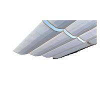 Tenda Parasole Retrattile 95% HDPE Fabric Retractable Wave Sun Shade Net Garden Pergola Swimming Pool Shading Sails Sliding Canopy(White,1mx4m)