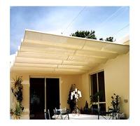 Tenda parasole retrattile a forma di U, 2,4 x 6 m, per giardino, patio, inverno, facile da installare, protezione UV resistente alle intemperie