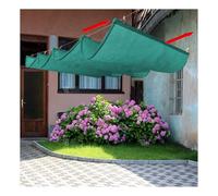 Tenda parasole retrattile a forma di U per patio, giardino, terrazza e portico, vela ombreggiante per esterni, con kit di installazione (larghezza 2,5 x lunghezza 3 m / 8,20 x lunghezza 9,25,6 m)