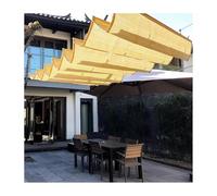 Tenda parasole retrattile a forma di U, per pergola, forte resistenza al vento e protezione UV, 0,4 x 5 m, per esterni