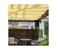 Tenda parasole retrattile a onde in tessuto durevole e resistente allo sbiadimento, eccellente protezione solare, 2,4 m x 15 m, ideale per patio, giardini e spazi esterni