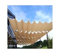 Tenda parasole retrattile a vela, impermeabile e resistente ai raggi UV, ecologica, resistente alle alte temperature, inodore, durevole (W: 2 m x L: 15 m)