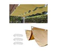 Tenda parasole retrattile, baldacchino da esterno per giardino e patio, diverse dimensioni e colori disponibili, include kit di montaggio (300 cm x 400 cm, verde scuro)