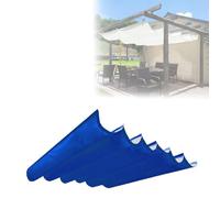 Tenda parasole retrattile con accessori per il montaggio, resistente ai raggi UV, per padiglioni, terrazze, balconi e giardini (verde, 1,5 x 9 m)