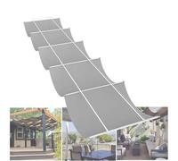 Tenda parasole retrattile con tensione dei cavi, protezione UV 90%, per terrazze, pergole e balconi, ideale per esterni e terrazze