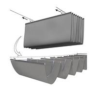 Tenda parasole retrattile, dimensioni personalizzate, tenda da esterno per terrazza, posto auto coperto e patio, resistente ai raggi UV, tessuto durevole