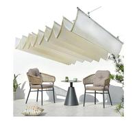 Tenda parasole retrattile, impermeabile, con filtro della luce di lunga durata, ideale per i giorni di pioggia, 1,8 m x 4 m, parasole per esterni