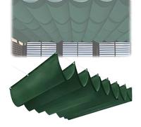 Tenda parasole retrattile, impermeabile, in poliestere, per patio, terrazza, posto auto coperto, protezione UV, copertura resistente al vento, facile da installare