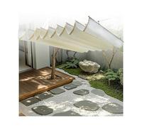Tenda parasole retrattile impermeabile per patio, padiglioni e posti a sedere all'aperto, flessibile (x 10 m) perfetta per protezione da giardino e terrazza