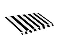 Tenda parasole retrattile in tela per balcone, patio e giardino, tessuto di ricambio per tende da sole, diverse dimensioni (nero, 4,5 x 4,6 x 3 m)