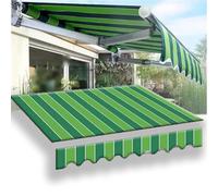 Tenda parasole retrattile in tessuto, protezione UV, tela di ricambio per patio, market cafe e tende da finestra (3 x 2,4 m) soluzione durevole per esterni