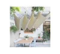 Tenda parasole retrattile per balcone, resistente ai raggi UV, a forma di U, 2,8 x 11 m