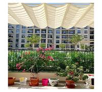 Tenda parasole retrattile per patio pergolato tenda con hardware 1 x 3 m vela ombreggiante per giardino esterno terrazza e protezione cortile