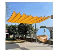 Tenda parasole retrattile per patio, portico, giardino, copertura traspirante per pergola, dimensioni personalizzabili (2 x 4 m (larghezza x lunghezza x lunghezza), soluzione parasole per esterni