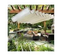 Tenda parasole retrattile per uso esterno, design a forma di U per ridurre la temperatura ambiente e fornire una piacevole ombra