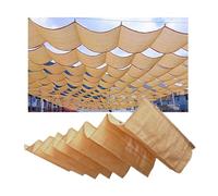 Tenda parasole retrattile, protezione UV, ondulata, tenda parasole regolabile, con kit di guide scorrevoli (L 1,2 x L 7 m/W 3,93 x 7 m) per patio esterno