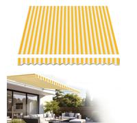 Tenda parasole retrattile resistente ai raggi UV, 100% poliestere, 3 x 2 m, per esterni, per terrazza, balcone e giardino, protezione dalle intemperie