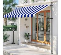 Tenda parasole retrattile, resistente ai raggi UV, impermeabile, facile installazione, perfetta per patio, giardino, bar, spazi esterni, migliora la protezione solare e il comfort
