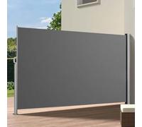 Tenda Parasole Retrattile Tirata A Mano For Esterni, Parasole A Trazione | Divisorio avvolgibile, antivento, schermo for patio retrattile, for patio, giardino, balcone e uso(Dark Gray,2x3m/7x10ft)