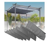 Tenda parasole retrattile UShape Wave, copertura telescopica per giardino, piscina, terrazza e feste, 1,8 m x 4 m, soluzione ombreggiante per pergola