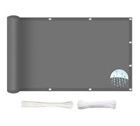 Tenda parasole rettangolare, 2,4 x 3,4 m, traspirante, in HDPE, protezione dai raggi UV, per esterni, giardino, patio, cortile, grigio chiaro, per una maggiore vita all'aperto