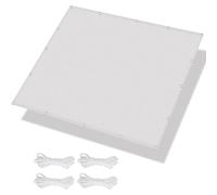 Tenda parasole rettangolare, 2,5 x 9,5 m, protezione dai raggi UV al 98%, copertura in rete per esterni, con corda inclusa, per giardino, patio, parcheggio, capannone, soluzione resistente all'ombra