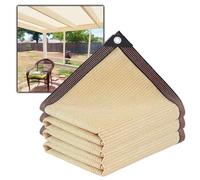 Tenda parasole rettangolare, 2 x 5 m, protezione UV 90%, resistente al vento, per esterni, patio, giardino e terrazza, telo ombreggiante per protezione solare