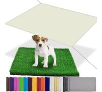 Tenda parasole rettangolare, 200 x 600 cm, protezione dai raggi UV, multicolore, dimensioni e dimensioni, per balconi e giardini, colore crema