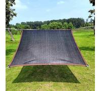 Tenda parasole rettangolare, 3 x 4 m, beige, resistente per pergole e esterni, con occhielli, resistente, 4 x 7 m, ideale per terrazze e giardini