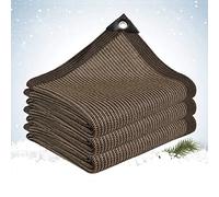 Tenda parasole rettangolare, 5 x 12 m, protezione dai raggi UV, per patio, pergola, prato e casetta per animali domestici, in tessuto con occhielli per esterni