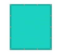 Tenda parasole rettangolare, 6 x 6 m, impermeabile, con corda inclusa, blocco UV e occhielli resistenti alle intemperie, ideale per recinzioni, pergolati, balconi, celesti