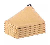 Tenda parasole rettangolare, 9,1 x 12,2 m, antivento, traspirante, resistente agli strappi e alla ruggine, con occhielli per feste ed eventi sul prato